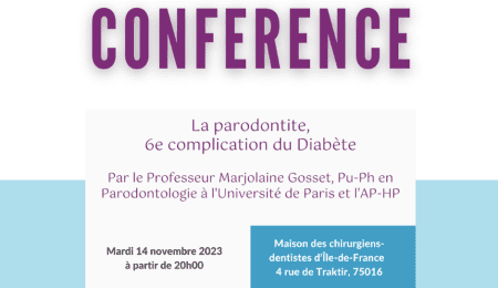 Conférence 14 novembre 2023- La parodontite, 6e complication du diabète
